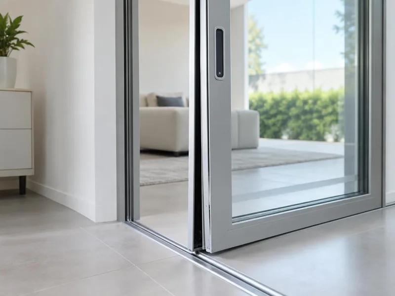 Porte bloquée — réparation porte coulissante Porte bloquée